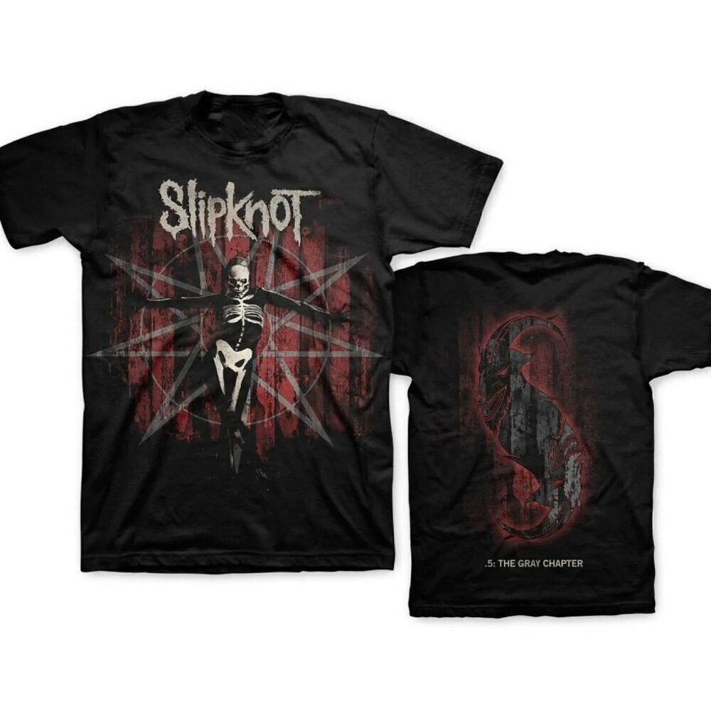 SLIPKNOT The Gray Chapter Star Band Heavy Metal Rock Music Concert Fan T-Shirt